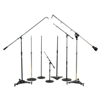 Group of Atlas mic stands
